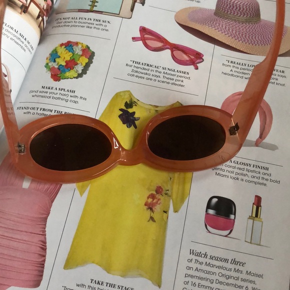 Tan rimmed sunglasses - Picture 5 of 6